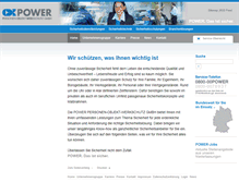 Tablet Screenshot of power-gmbh.de